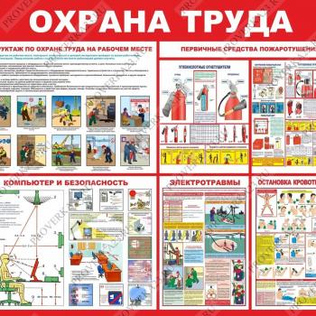 Стенд Охрана труда 1500х1000мм